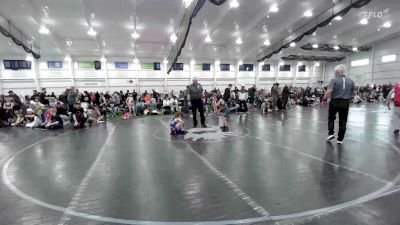 55 lbs Round Robin 3 - Benjamin Bortolussi, Indiana Outlaws - EL vs Adalynn Pratt, WV Lunatics - EL