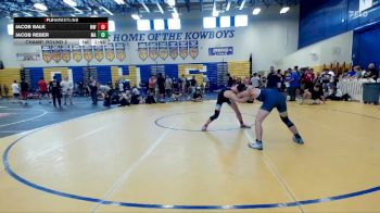 150 lbs Champ. Round 2 - Jacob Balk, Mocco Wrestling vs Jacob Reber, McKeel Academy