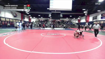 138 lbs Cons. Round 5 - Oscar Gonzalez, West Covina vs Jackson Carson, Murrieta Valley
