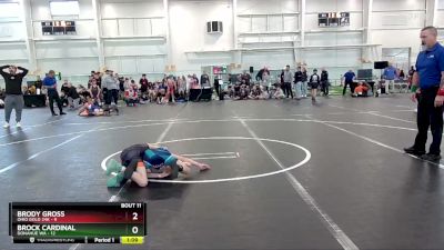 68 lbs Finals (8 Team) - Brody Gross, Ohio Gold 24K vs Brock Cardinal, Donahue WA