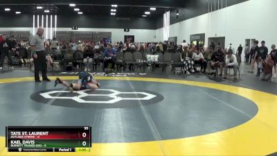 95 lbs Placement Matches (8 Team) - Tate St. Laurent, Outlaws Xtreme vs Kael Davis, Burnett Trained (OH)