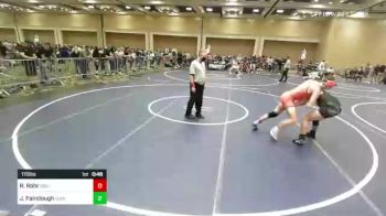 170 lbs Consi Of 32 #1 - Reno Rohr, Bishop Gorman vs Jacob Fairclough, Surf City WC