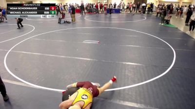 14U - 140 lbs Semis - Michael Alexander, Warrior Warehouse vs Noah Schoenbauer, Kingdom Wrestling