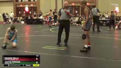 101 lbs Quarterfinals (8 Team) - Frankie Rella, Bitettio Trained vs Austin Parsons, Armory WA