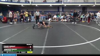 92 lbs Round 5 (8 Team) - Jeremiah Bailey, Team Nauman vs Chase Wright, Seagulls