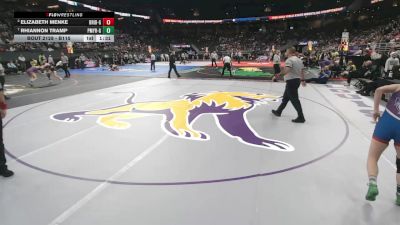 Quarterfinal - Rhiannon Tramp, Palmyra vs Elizabeth Menke, Bridgeport