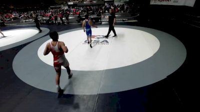 120 lbs Eli Mendoza, SCVWA - Santa Clara Valley Wrestling Association vs Uriah Holiday, OCWA - Orange County Wrestling Association