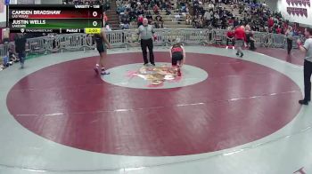 138 lbs Semifinal - Camden Bradshaw, Las Vegas vs Justin Wells, Lakeside
