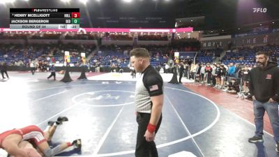 150 lbs Round Of 64 - Henry McElligott, Holliston vs Jackson Bergeron, Bedford
