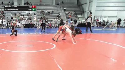 145 lbs Rr Rnd 2 - Tommy Banas, Gold Standard Wrestling - HSB vs Logan Peagler, TDWC Maniacs Grey - HSB