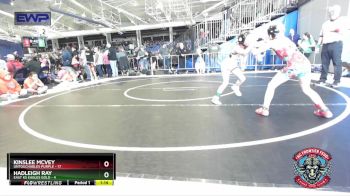 70 lbs Round 3 (4 Team) - Kinslee Mcvey, Untouchables Purple vs Hadleigh Ray, East KS Eagles Gold