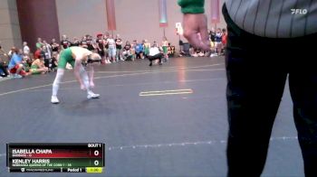 92 lbs Round 1 (4 Team) - Kenley Harris, Nebraska Queens Of The Corn 1 vs Isabella Chapa, Badbass