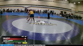 285 lbs Cons. Round 3 - Tomas Takeda, Augustana (IL) vs Zac Stray, Otterbein