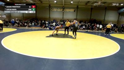 193 lbs Round Of 16 - Jaxon Penovich, St. Viator (IL) vs Lucas Mata, Sunnyside (AZ)