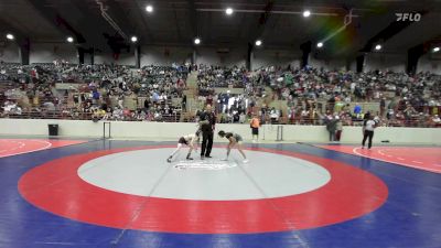 69 lbs Round Of 16 - Nolan Dearwent, John Wayne Corcoran Wrestling Association vs Aubreigh Chavez, Icon Wrestling