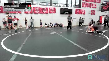 67 lbs Consolation - Aurora Velazquez, Lexington Wrestling Club vs Slade Merritt, Weatherford Youth Wrestling