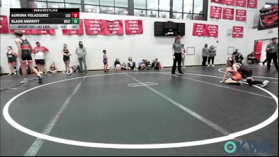 67 lbs Consolation - Aurora Velazquez, Lexington Wrestling Club vs Slade Merritt, Weatherford Youth Wrestling