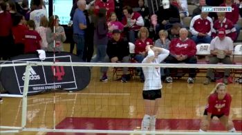2018 Nebraska vs Indiana | Big Ten Women's Volleyball