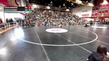 144 lbs Champ. Round 1 - Logan Anderson, Worland vs Chase Schubert, Cody