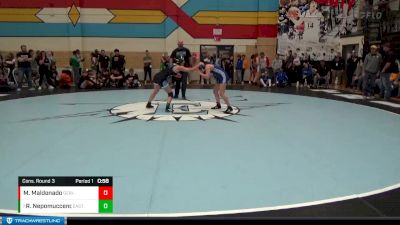 125 lbs Cons. Round 3 - Ryauna Nepomucceno, Cheyenne East vs Mireyah Maldonado, Gering Girls