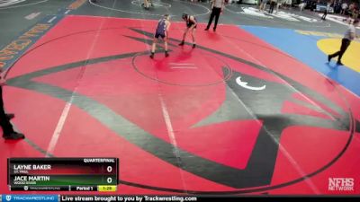 Quarterfinal - Jace Martin, Wood River vs Layne Baker, St. Paul