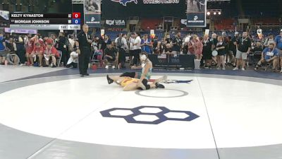 125 lbs Champ. Rd Of 64 - Kelty Kynaston, Arizona vs Morgan Johnson, Wisconsin