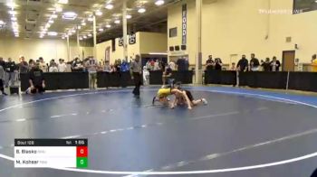 85 lbs Quarterfinal - Brooks Blasko, Shaler vs Max Kohser, Pine Richland