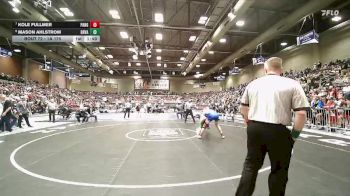 1A 175 lbs Semifinal - Mason Ahlstrom, Bryce Valley vs Kole Fullmer, Panguitch