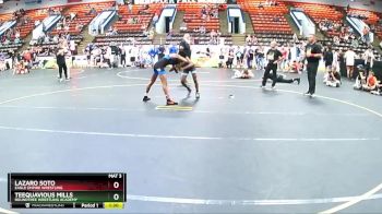 105 lbs Quarterfinal - Lazaro Soto, Eagle Empire Wrestling vs Teequavious Mills, Roundtree Wrestling Academy