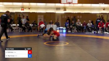 57 kg Semifinal - Jaclyn Dehney, USA vs Amanda Martinez, USA