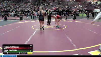 165 lbs Cons. Round 6 - Paige Cantwell, Eagle vs Marisa Patterson, Boise