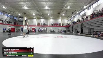 285 lbs Champ. Round 2 - Judson Rowland, Central Oklahoma vs John Domencic, Mount Olive