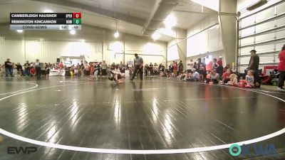 70 lbs Consolation - Camberleigh Hausner, Sperry Wrestling Club vs Remington Kincannon, Team Nomad