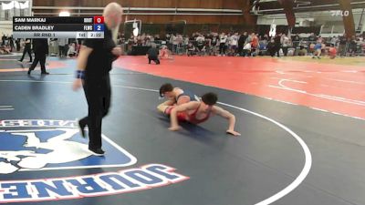 152B lbs Rr Rnd 1 - Sam Markaj, Southside vs Caden Bradley, Flwc