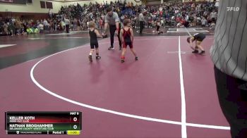 B-6 lbs Round 4 - Nathan Broghammer, Delaware County Wrestling Club vs Keller Koth, Indee Mat Club