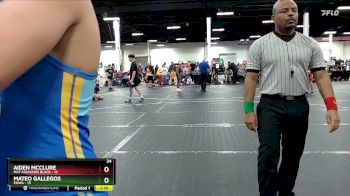 105 lbs Round 3 (8 Team) - Mateo Gallegos, POWA vs Aiden McClure, Mat Assassins Black