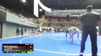 106 lbs Semifinal - Brice Bearchum, Top Fueler Wrestling Club vs Shane Ito, La Costa Canyon High School Wrestling