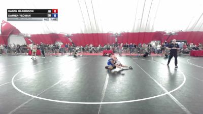 113 lbs Quarters - Kaden Haakinson, Jackrabbit Wrestling Academy vs Damien Yeoman, Sebolt Wrestling Academy