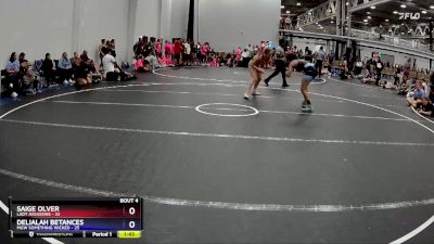 120 lbs Placement (4 Team) - Saige Olver, Lady Assassins vs Delialah Betances, MGW Something Wicked