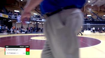 285 lbs Cons. Round 4 - De`Leon Freeman, Newman vs Chase Stolzenberger, Unattached