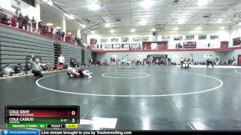 184 lbs Champ. Round 3 - Cole Casilio, Gannon vs Cole Gray, Western Colorado