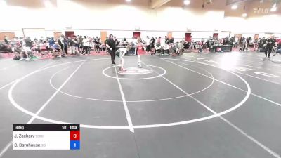 44 kg Cons 16 #1 - Jayden Zachary, Sebolt Wrestling Academy vs Charlie Barnhouse, Big Game Wrestling Club