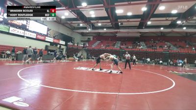 165 lbs Semifinal - Braeden Scoles, Illinois vs Kody Routledge, Oklahoma State