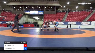 78 kg C-semis - Dustin Kempf, Carrollton Wrestling vs Eric Hoffman, NOVA Wrestling Club