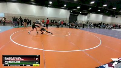 114 lbs Cons. Semi - D`Angelo Zuniga, NXT Level Wrestling Academy vs Andrew Bleich, Texas