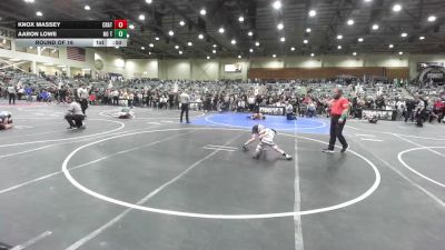 54 lbs Round Of 16 - Knox Massey, Crater Mat Club vs Aaron Lowe, No Team