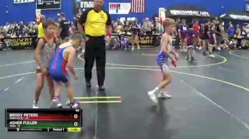 65 lbs Round 5 (6 Team) - Asher Fuller, Ares vs Brody Peters, Iowa Elite