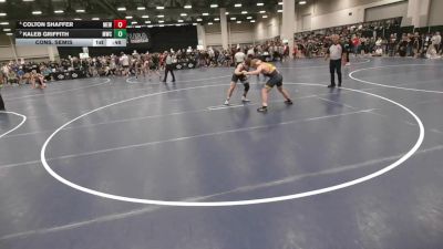 157 lbs Cons. Semis - Colton Shaffer, Moyer Elite Wrestling vs Kaleb Griffith, MWC Wrestling Academy