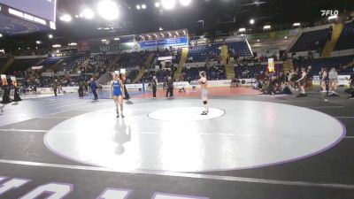 132 lbs Consolation - Faith Young, Middleborough vs Melanie Miles, Putnam