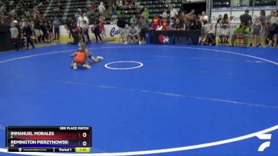 59 lbs 3rd Place Match - Immanuel Morales, IL vs Remington Pierzynowski, MI